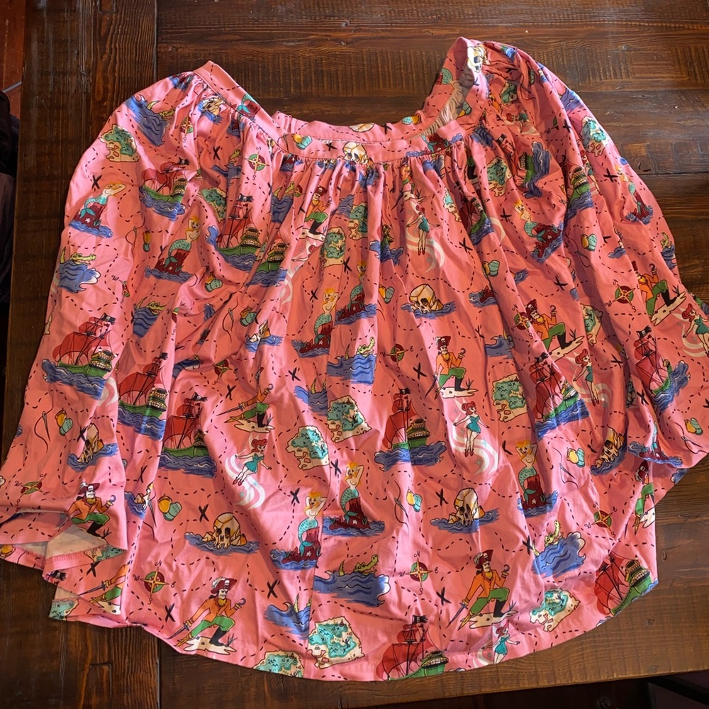 Pinup Couture Jenny skirt 4x Peter Pan neverland